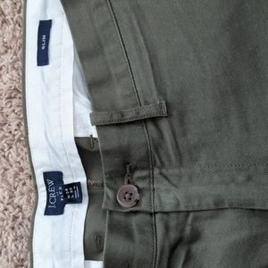 J. Crew Factory Chinos (Olive Green)